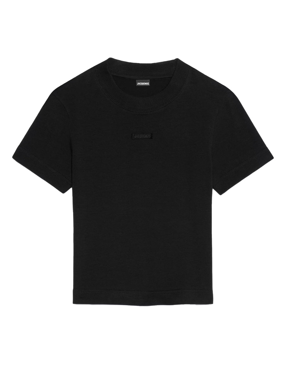 JACQUEMUS LE TSHIRT GROS GRAIN BLACK