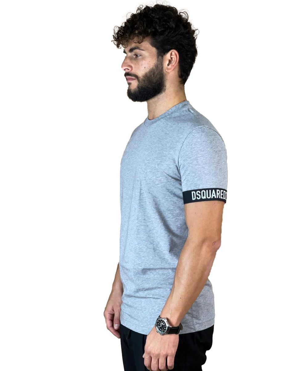 DSQUARED T-SHIRT GRIGIA D9M3U3620 03015