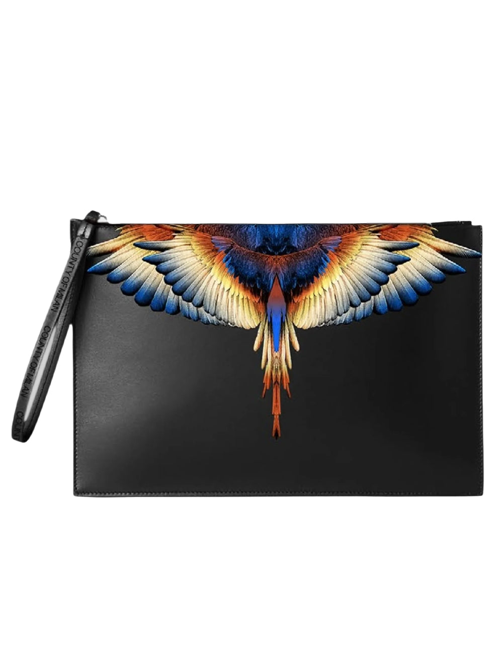 COUNTY OF MILAN BY MARCELO BURLON POCHETTE COMAF250133UNICA0841 NERO/YELLOW