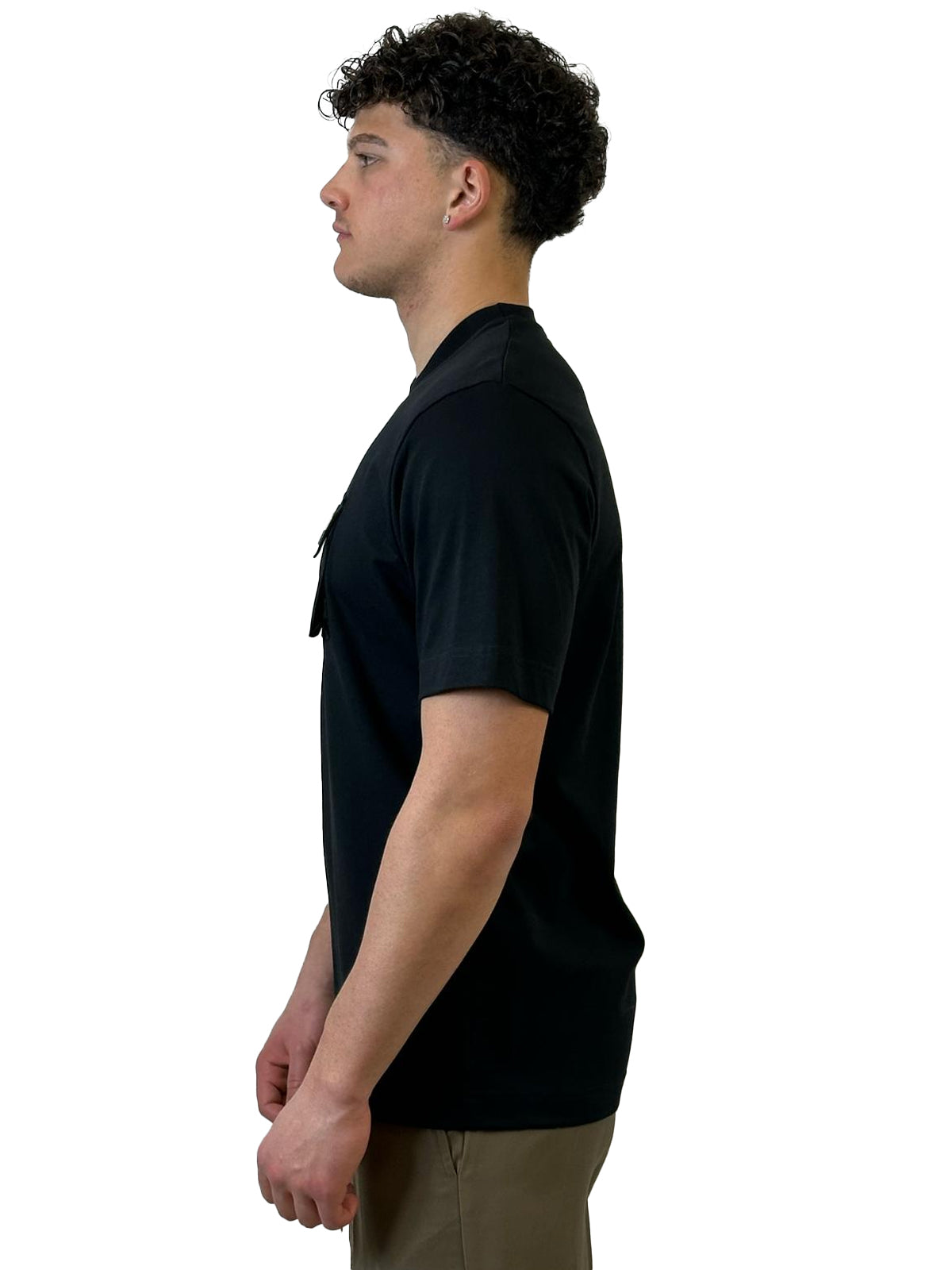 YES LONDON T-SHIRT NERA XM4162