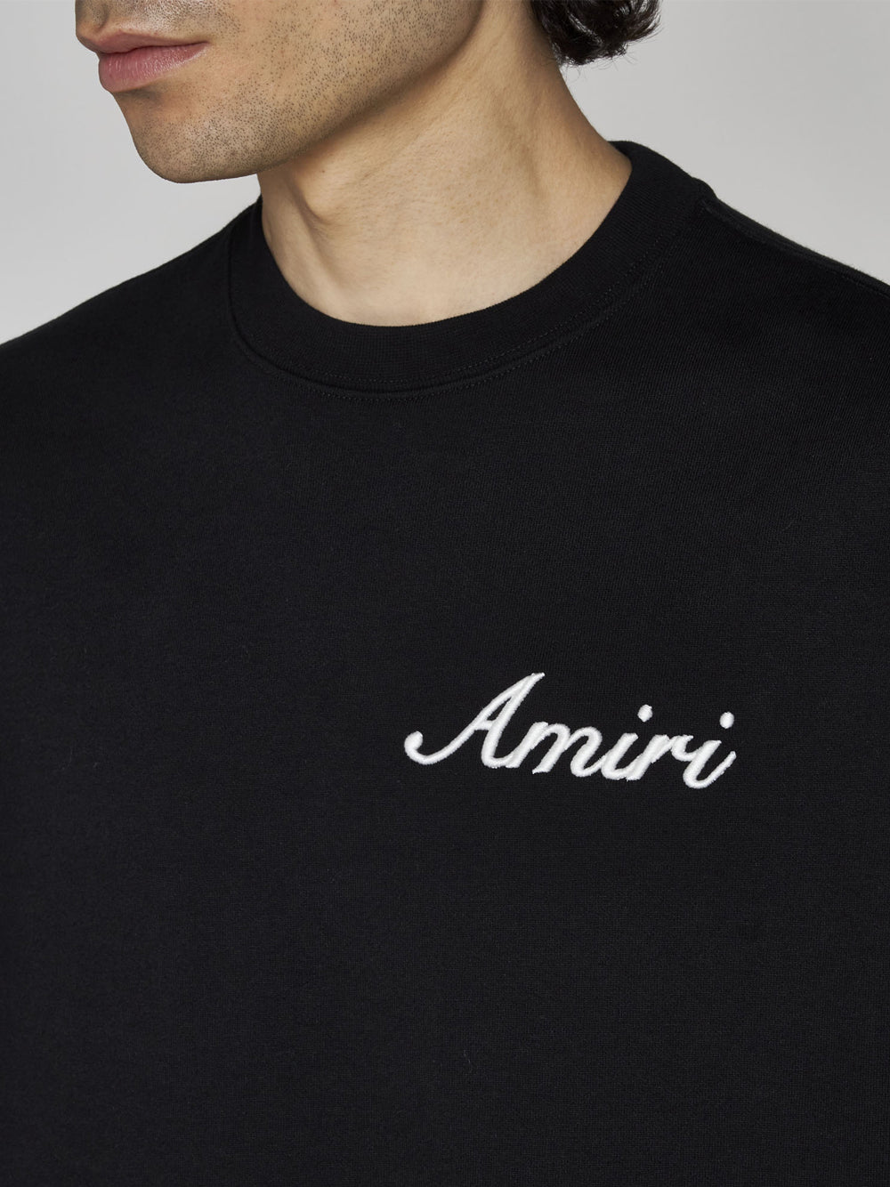 AMIRI SCRIPT LOGO CREW PF23MJL008