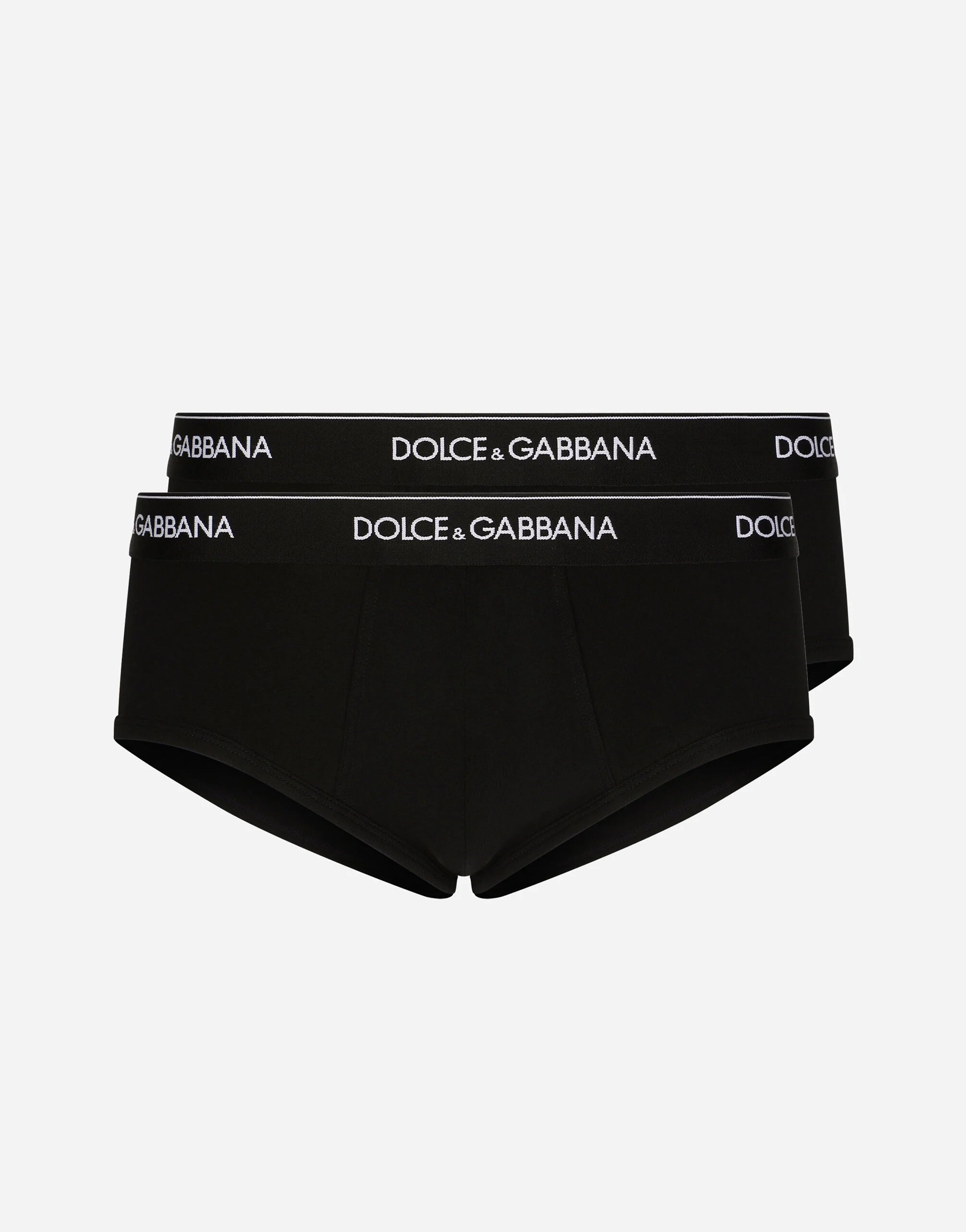DOLCE E GABBANA BRANDO BRIEF BIPACK M9C05J ONN95 BLACK