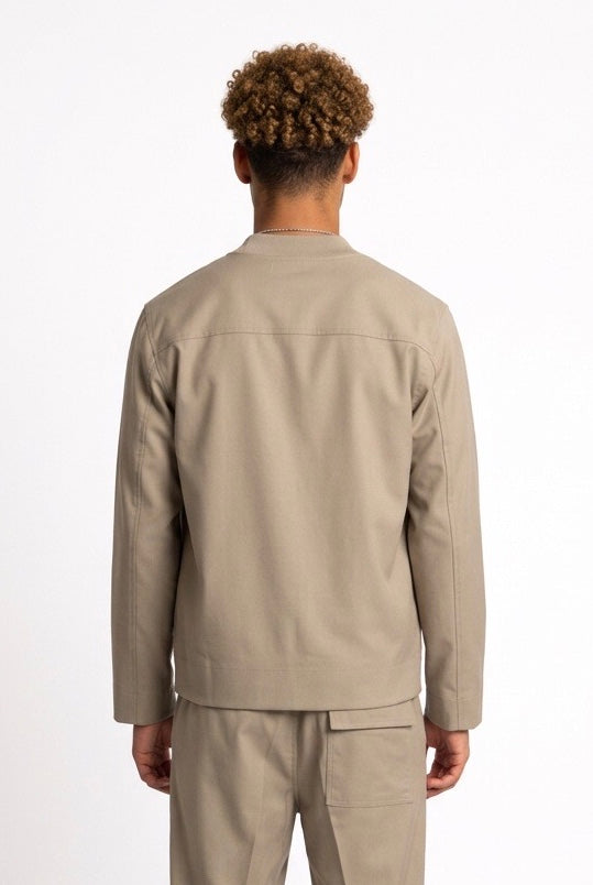 DARK LABEL GIACCA FRESCO/LANA DRKG660 TERRA
