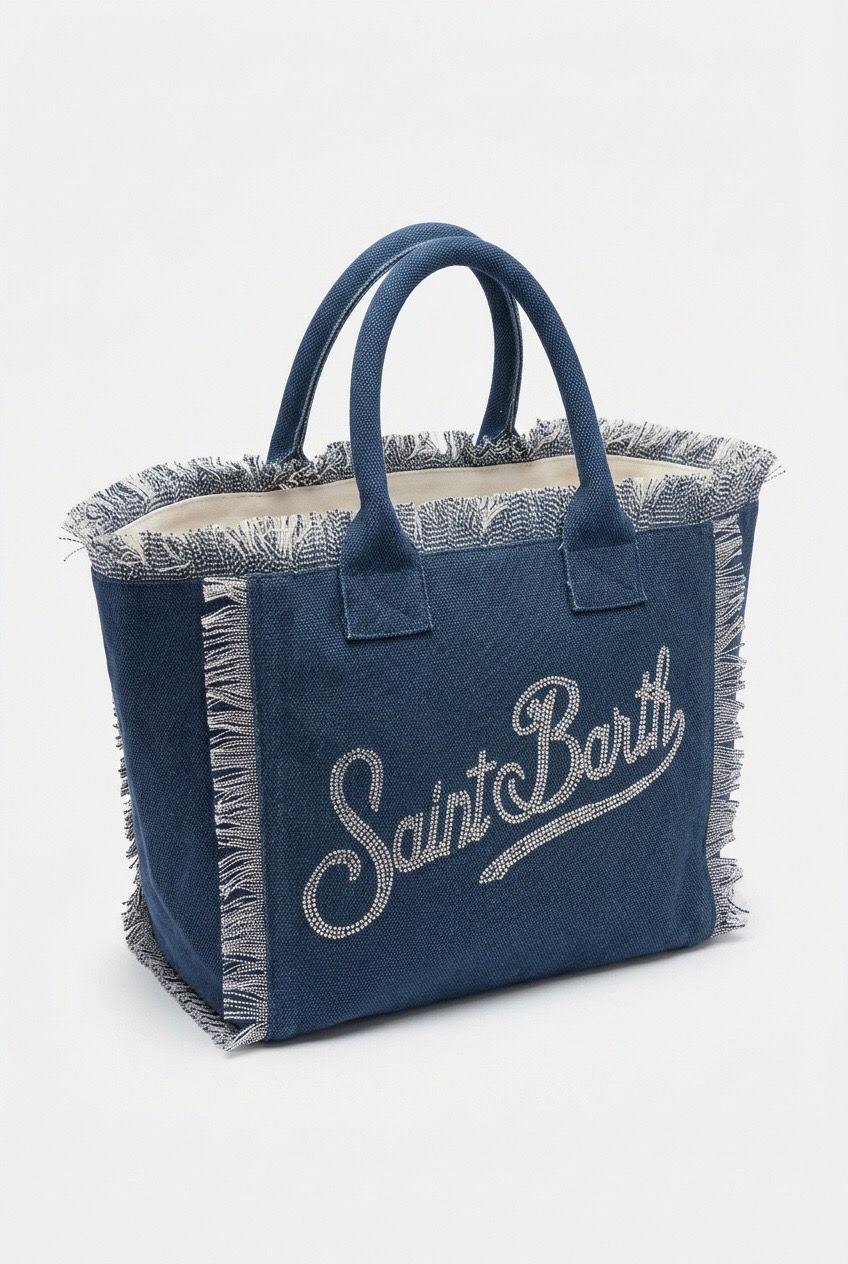MC2 SAINT BARTH BORSA VANITY INDIGO STRASS