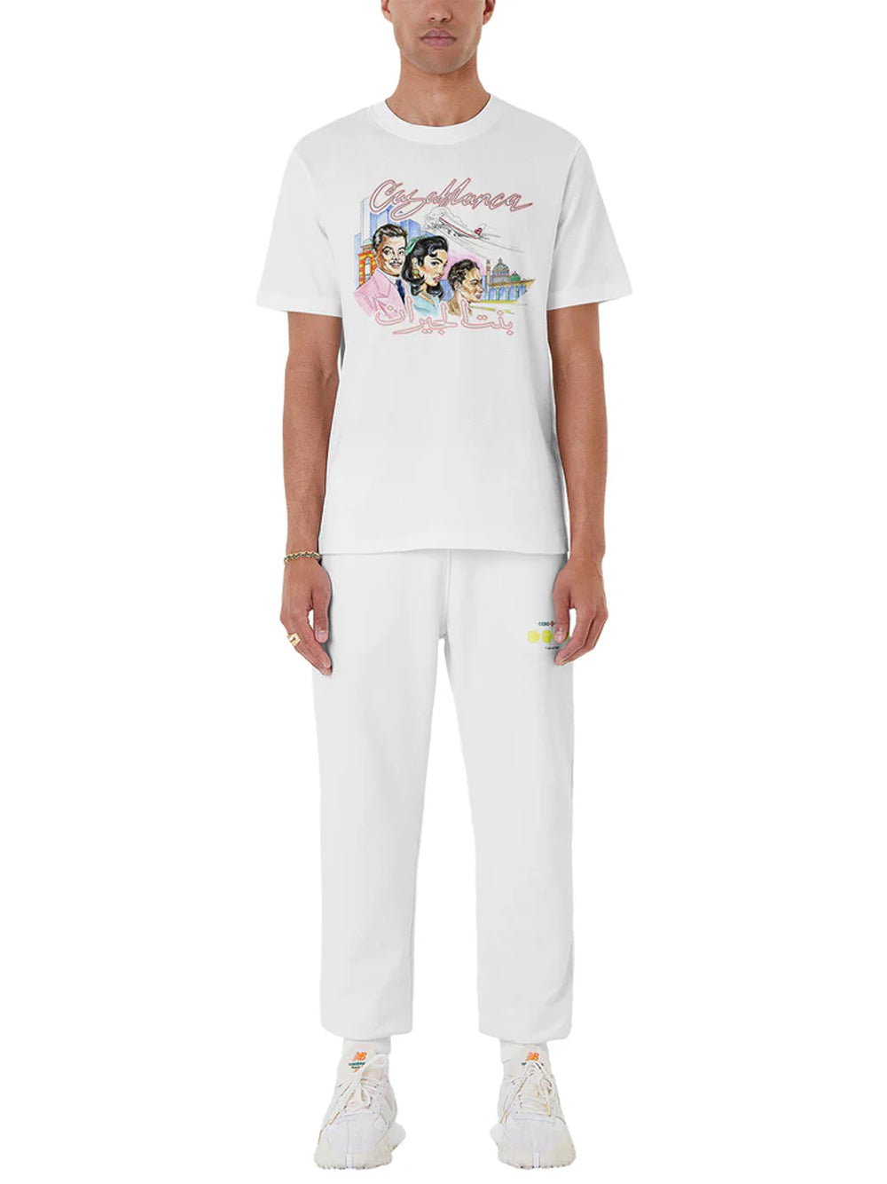 CASABLANCA LA LIAISON PRINTED T-SHIRT