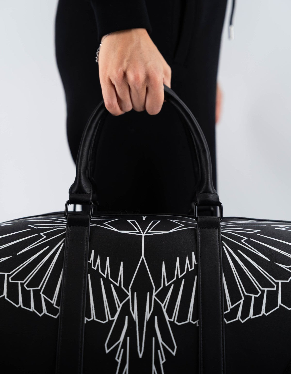 COUNTY OF MILAN BY MARCELO BURLON BORSONE COMAF250131UNICA0847 NERO/WHITE