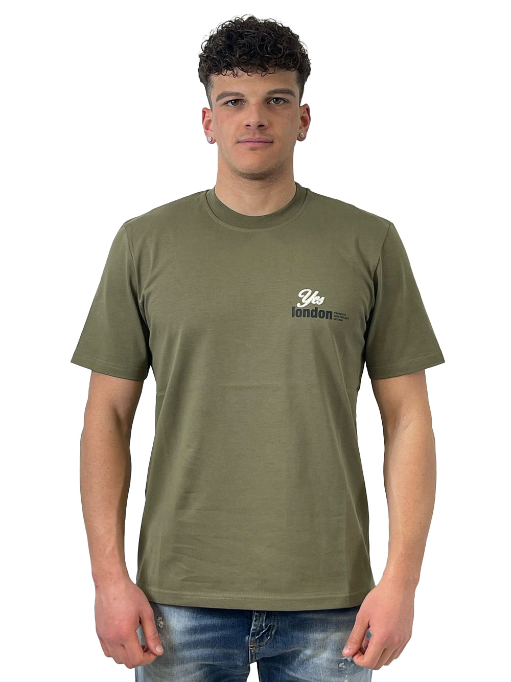 YES LONDON T-SHIRT ARMY XM4205