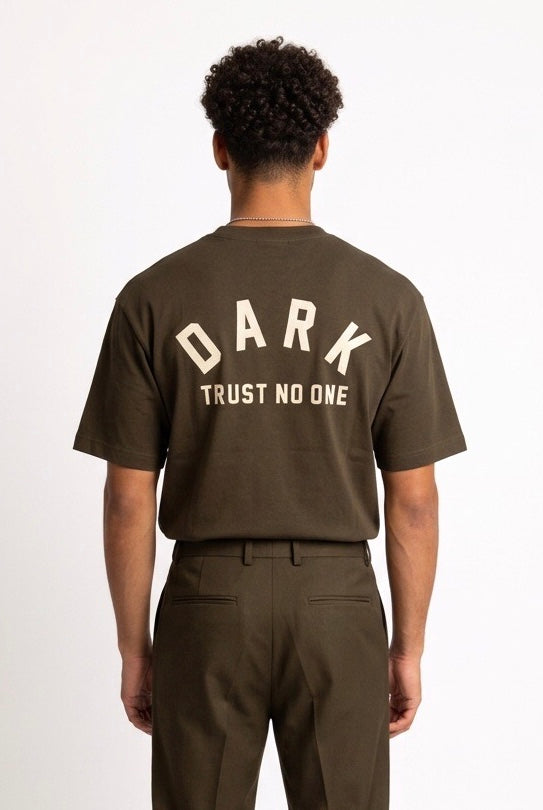 DARK LABEL T SHIRT ST DARK RETRO DRKM827 MORO
