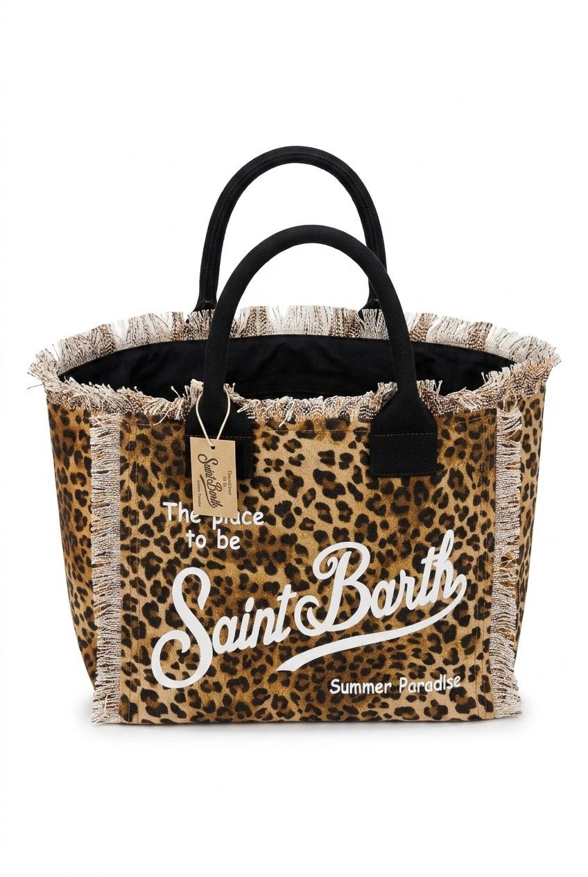 MC2 SAINT BARTH BORSA SAND LEOPARD 00