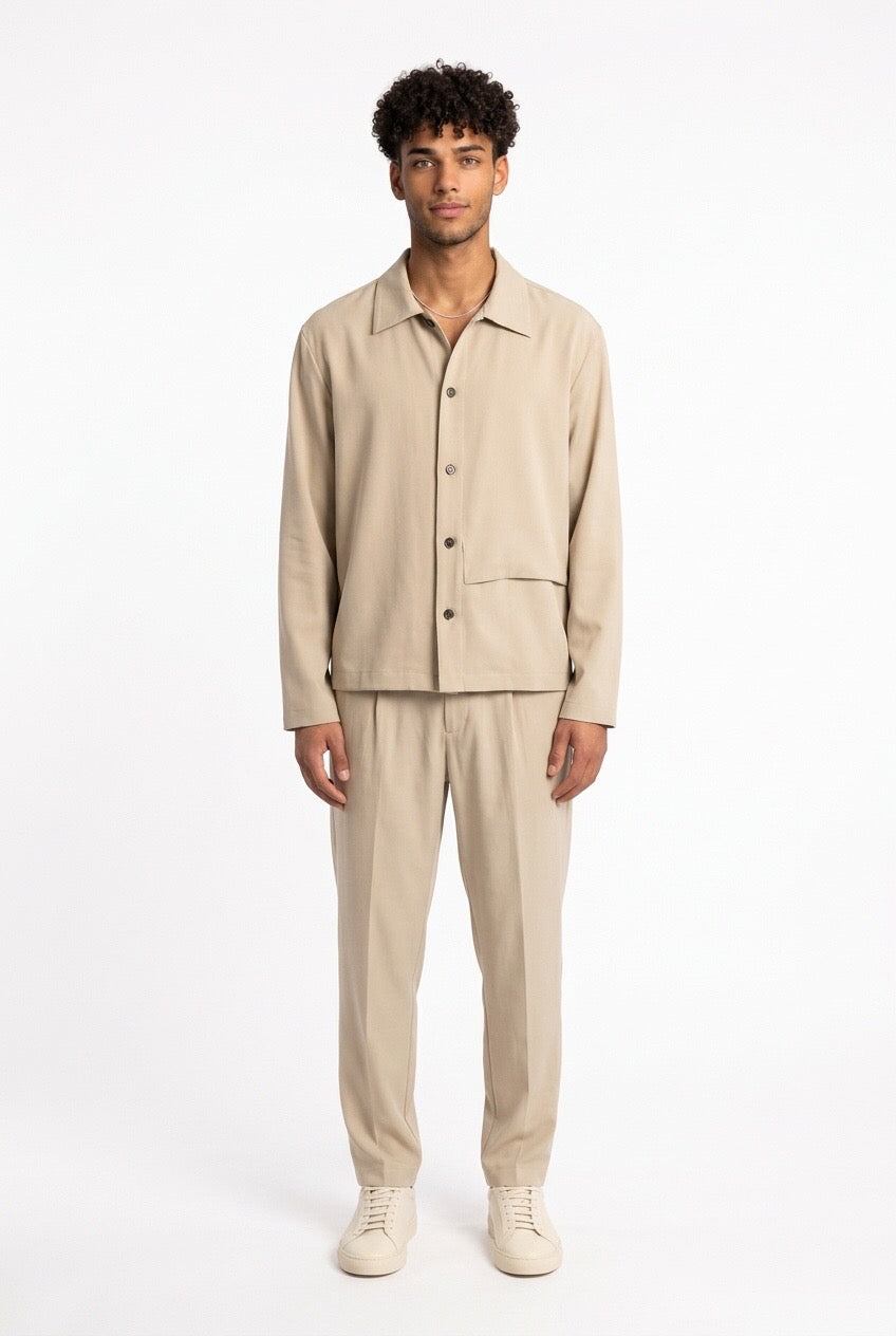 PRIME COORDSET VISCOSA GE151 + GE152 BEIGE