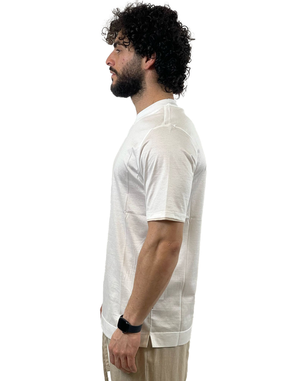 YES LONDON T-SHIRT BIANCO/NUDE XM4165