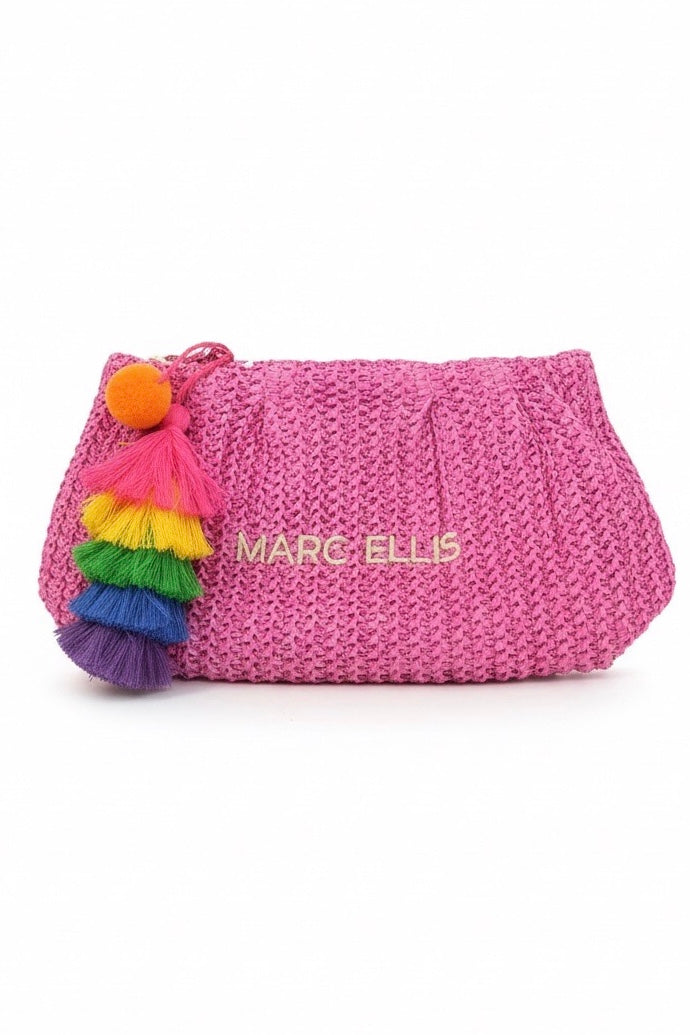 MARC ELLIS BUBY S. CLAIRE CLUTCH PINK