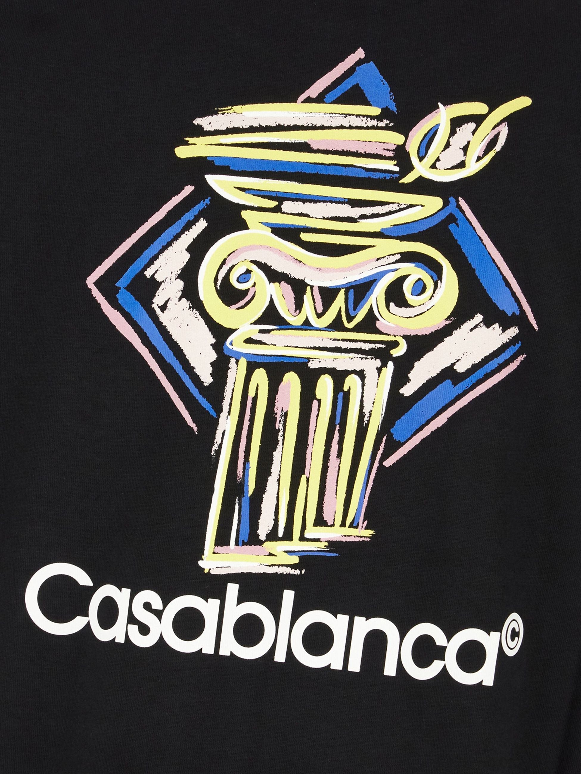CASABLANCA DIAMOND COLUMN T-SHIRT 001