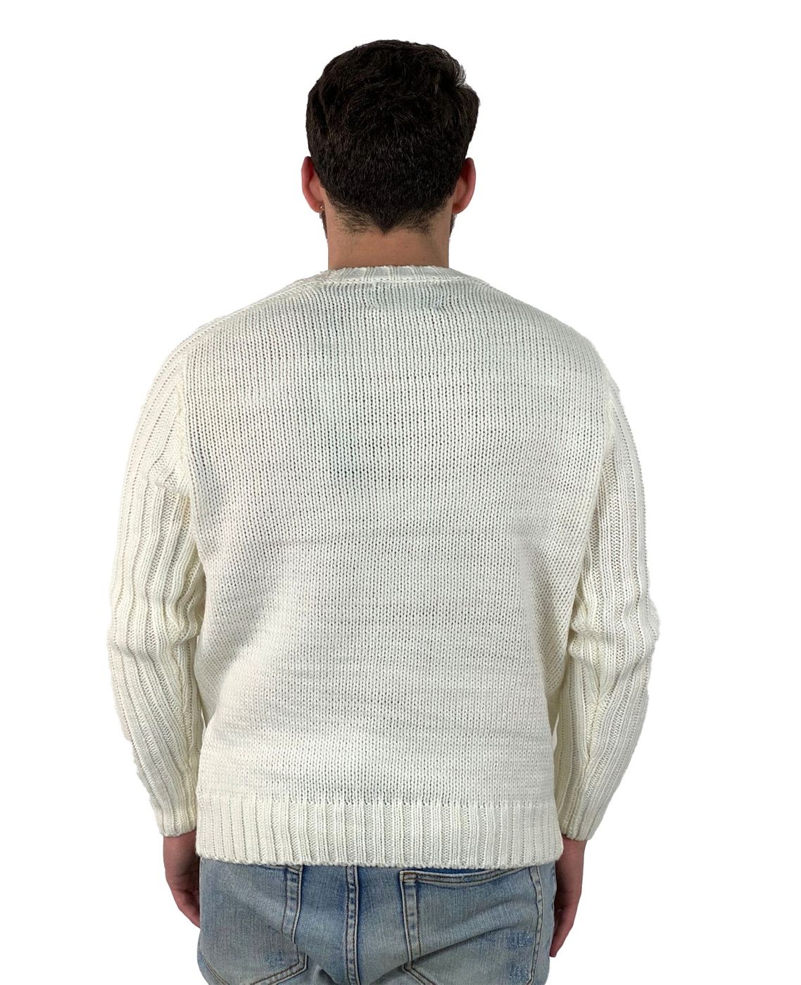 GIANNI LUPO MAGLIONE BW893 WHITE