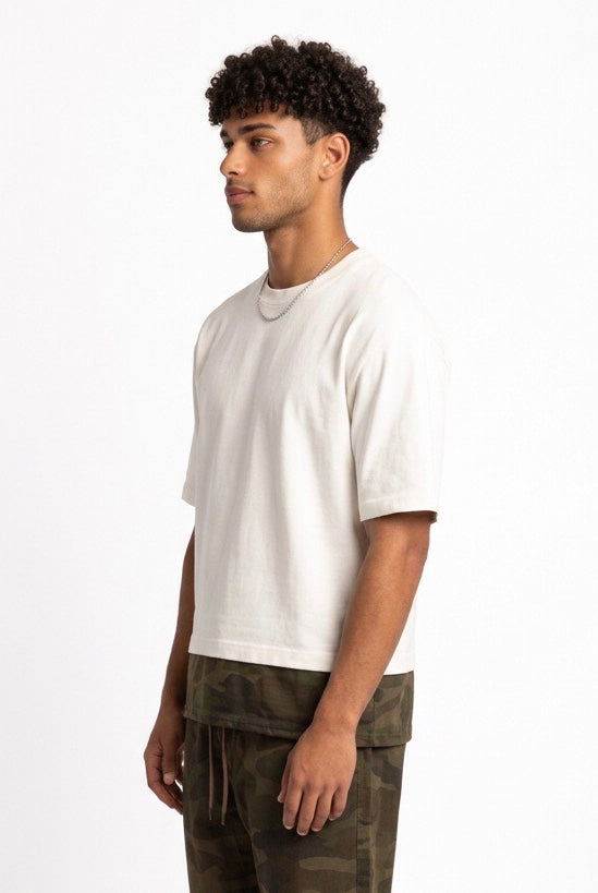 DARK LABEL T SHIRT DRKM830 BIANCA