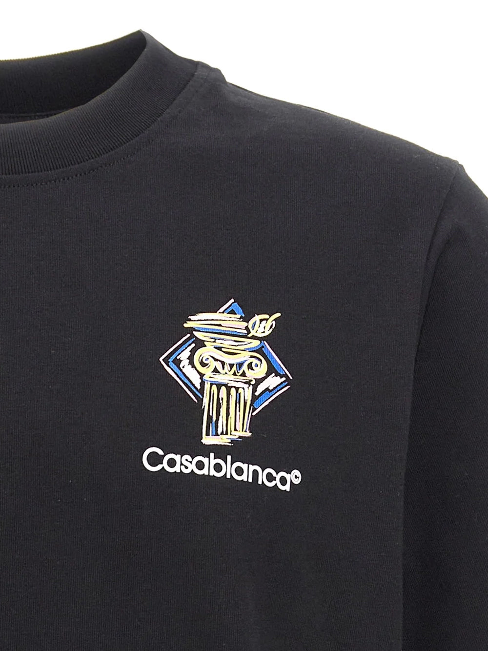 CASABLANCA DIAMOND COLUMN T-SHIRT 001