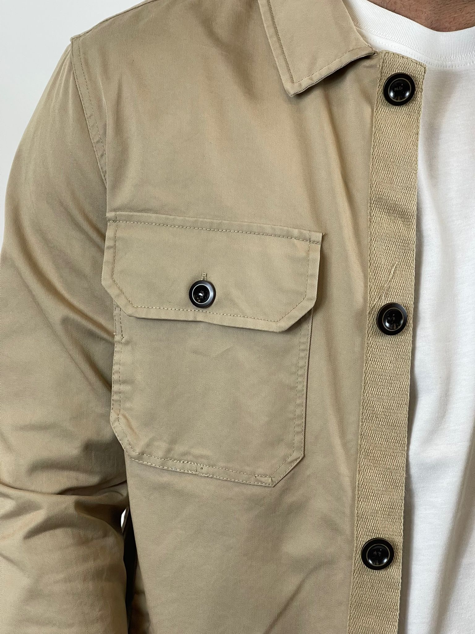 SEINSE GIACCA BEIGE GBE1030SS