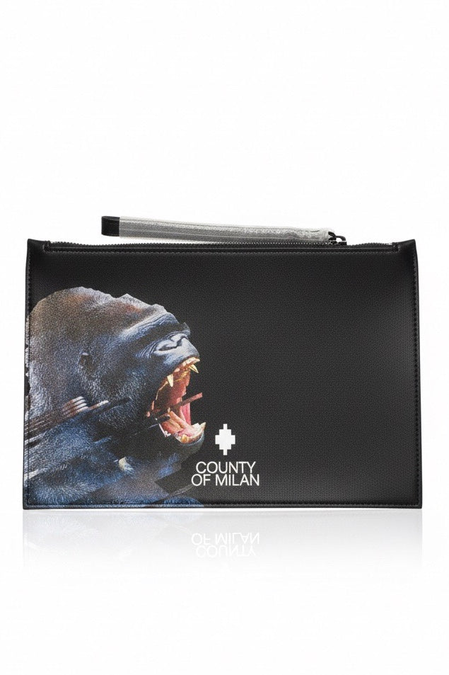 COUNTY OF MILAN BY MARCELO BURLON POCHETTE COMAS260338 BLACK/KONG
