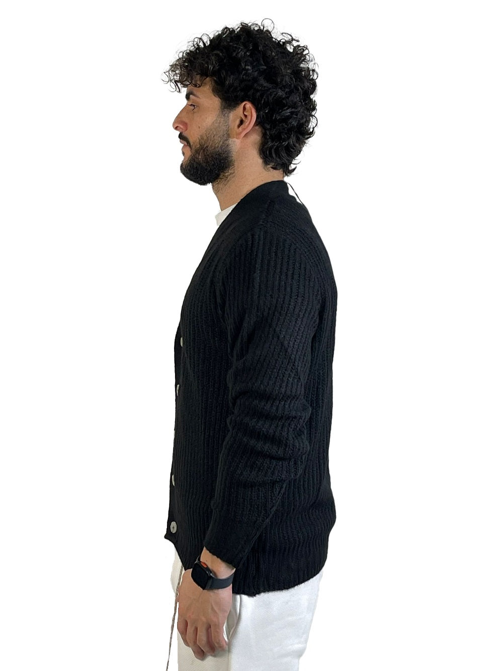 PRIME CARDIGAN NERO MA13