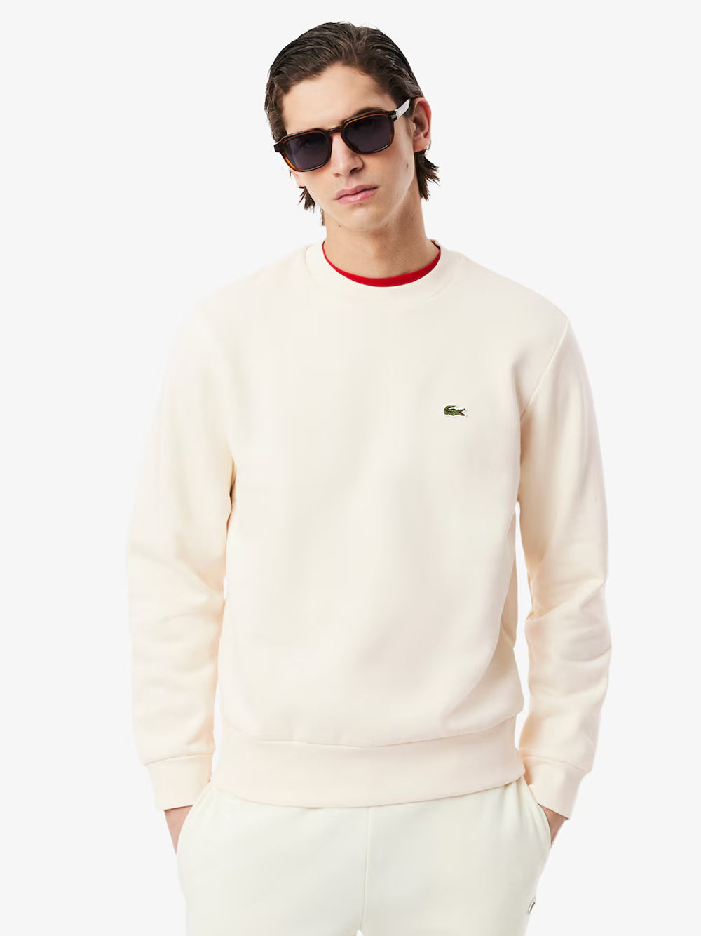 LACOSTE FELPA SH9608 00 XFJ BEIGE