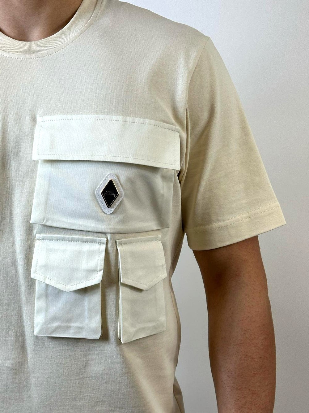 YES LONDON T-SHIRT BEIGE XM4161