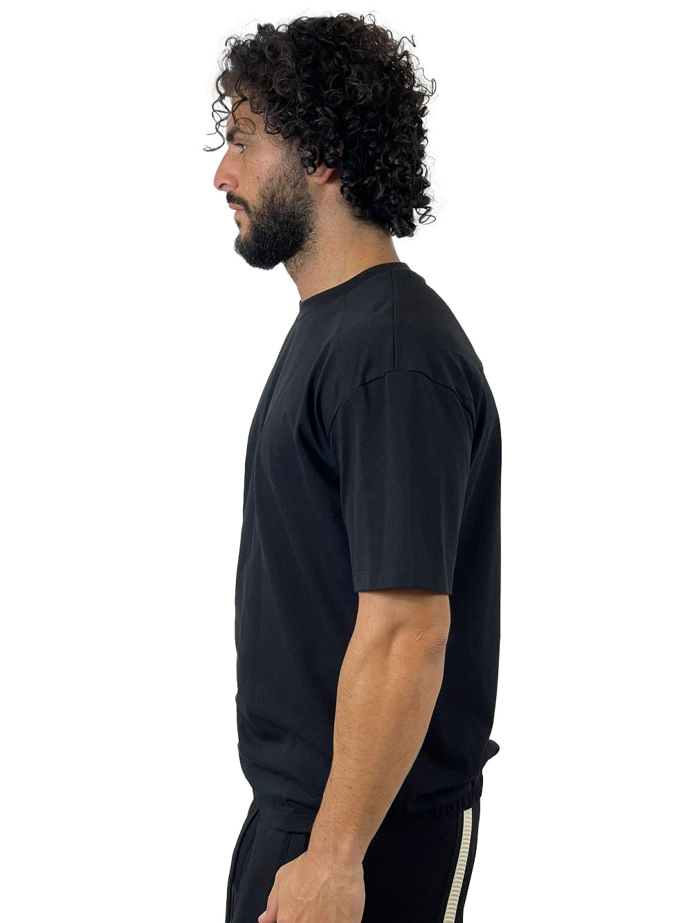 YES LONDON T-SHIRT NERA XM4216