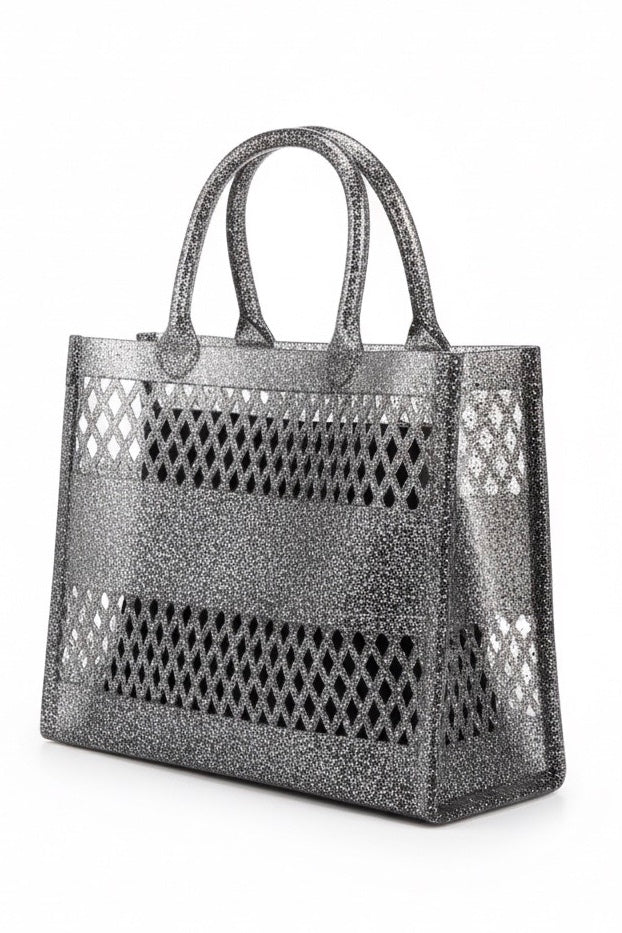 MARC ELLIS FLAT SPONGE S ARGENTO GLITTER