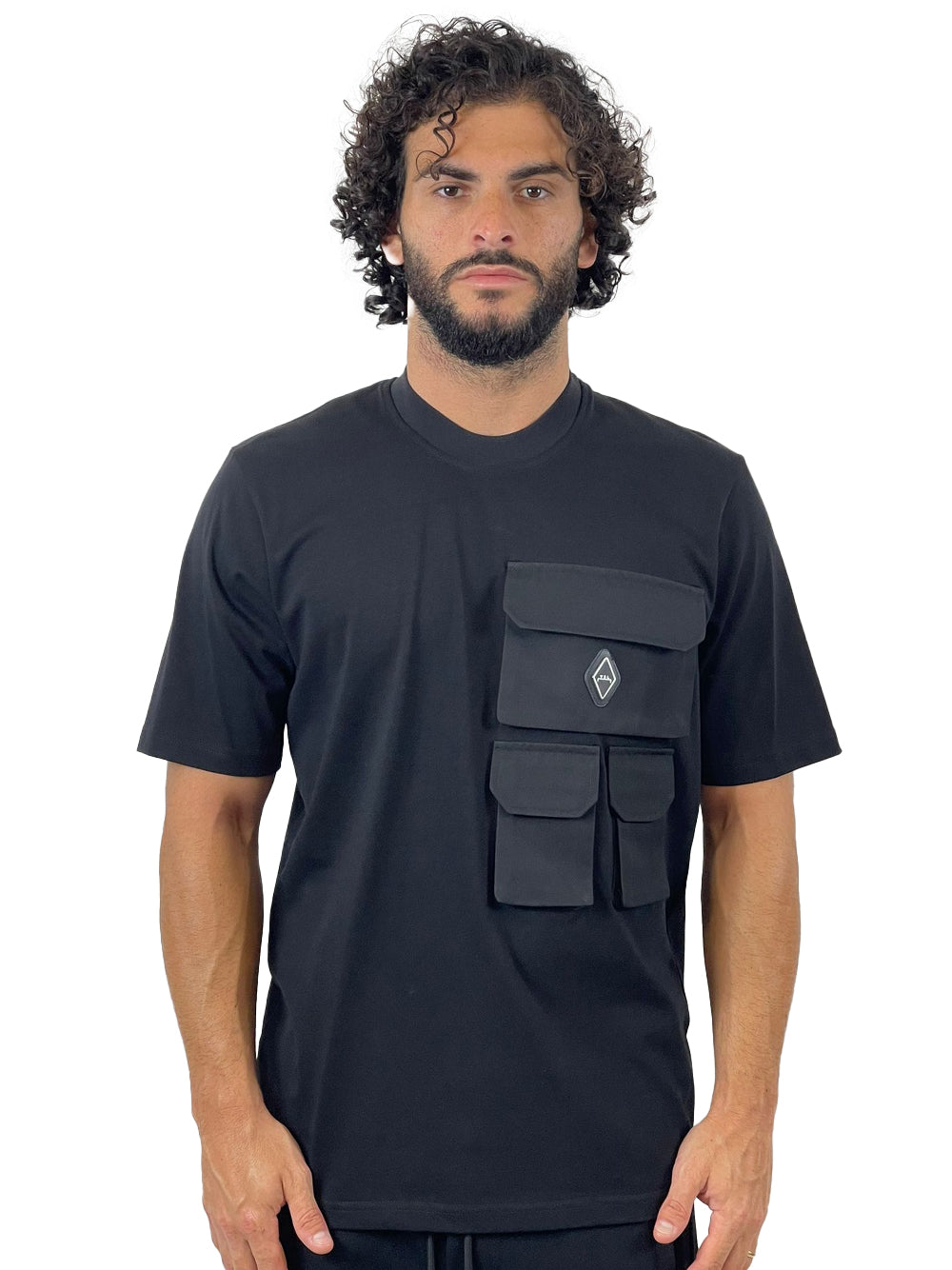 YES T-Shirt Uomo Classic Blu Band Logo – Ufficiale, Colore Nero, Taglia XXL - 3