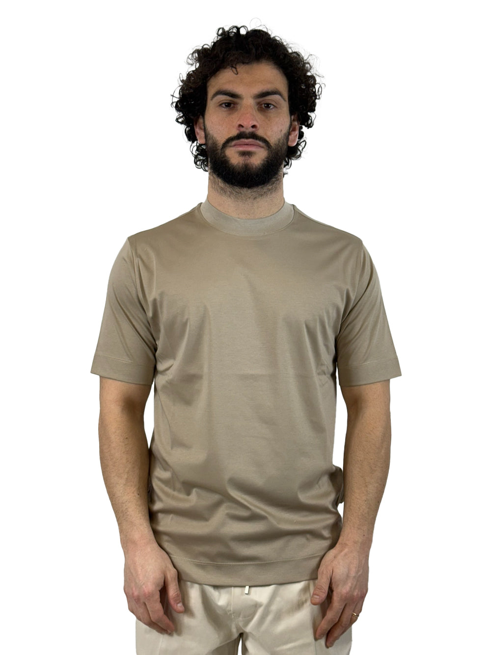 YES LONDON T SHIRT BASIC XM4293 BEIGE