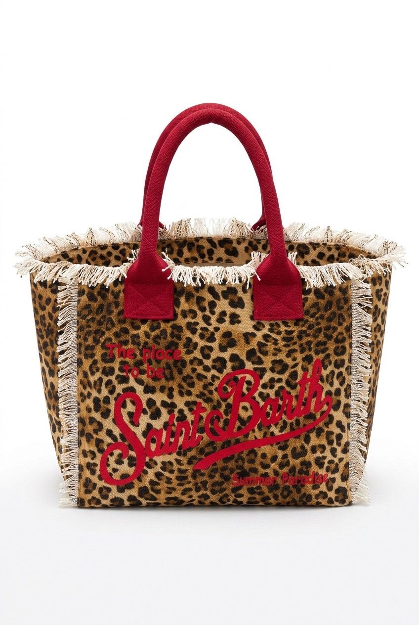 MC2 SAINT BARTH BORSA VANITY SAND LEOPARD 0041