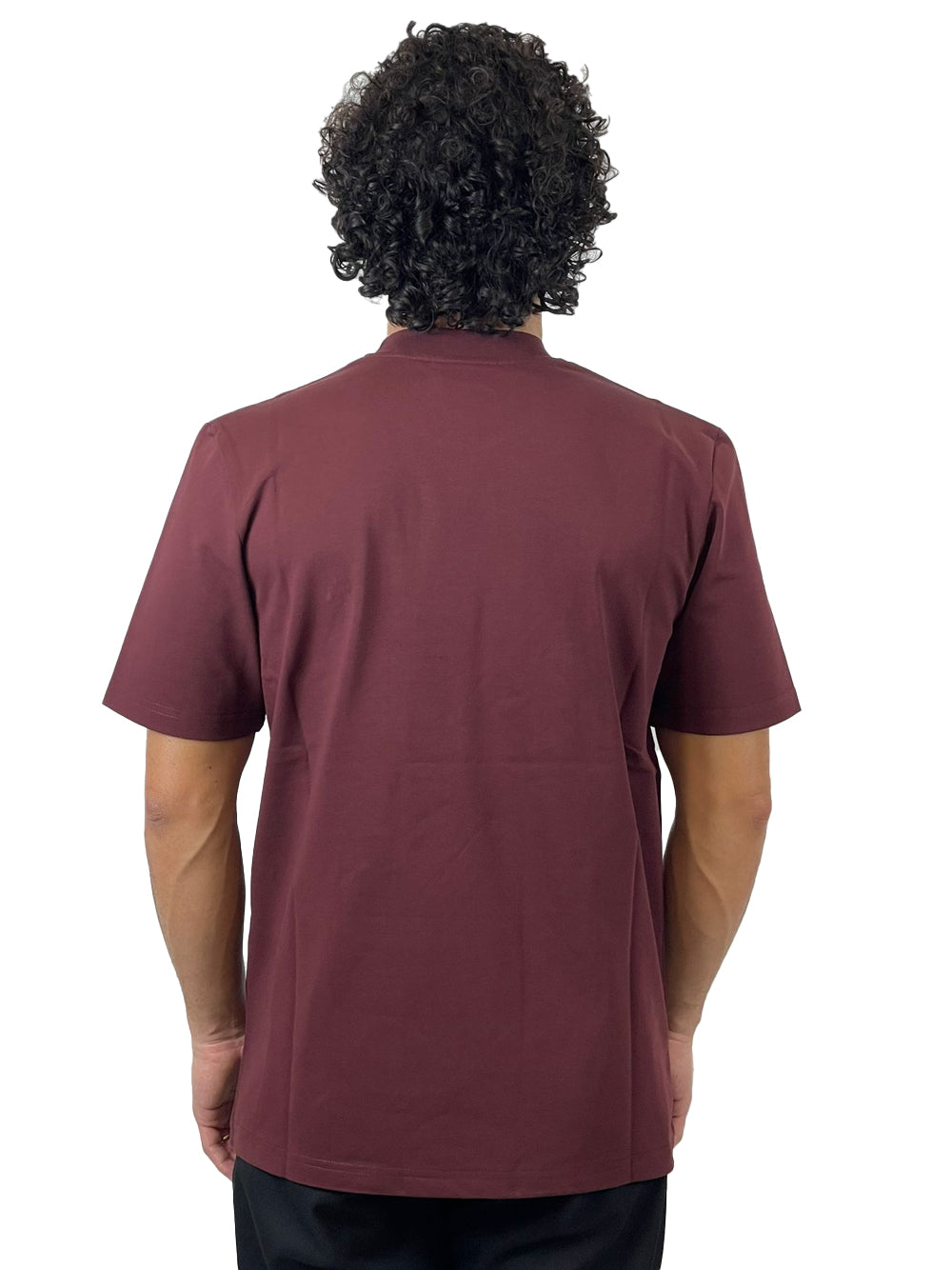 YES LONDON T-SHIRT BORDEAUX XM4218