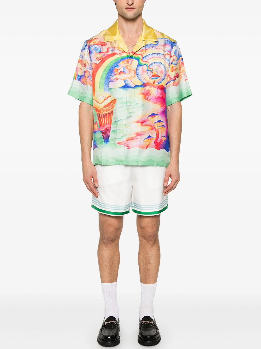 CASABLANCA CUBAN COLLAR SHIRT