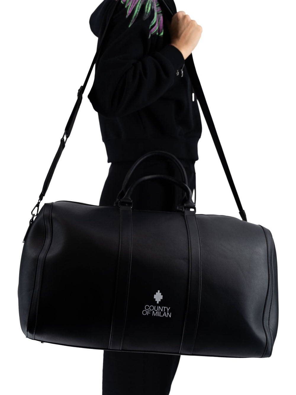 COUNTY OF MILAN BY MARCELO BURLON BORSONE COMAF250129UNICA0013 NERO/BIANCO