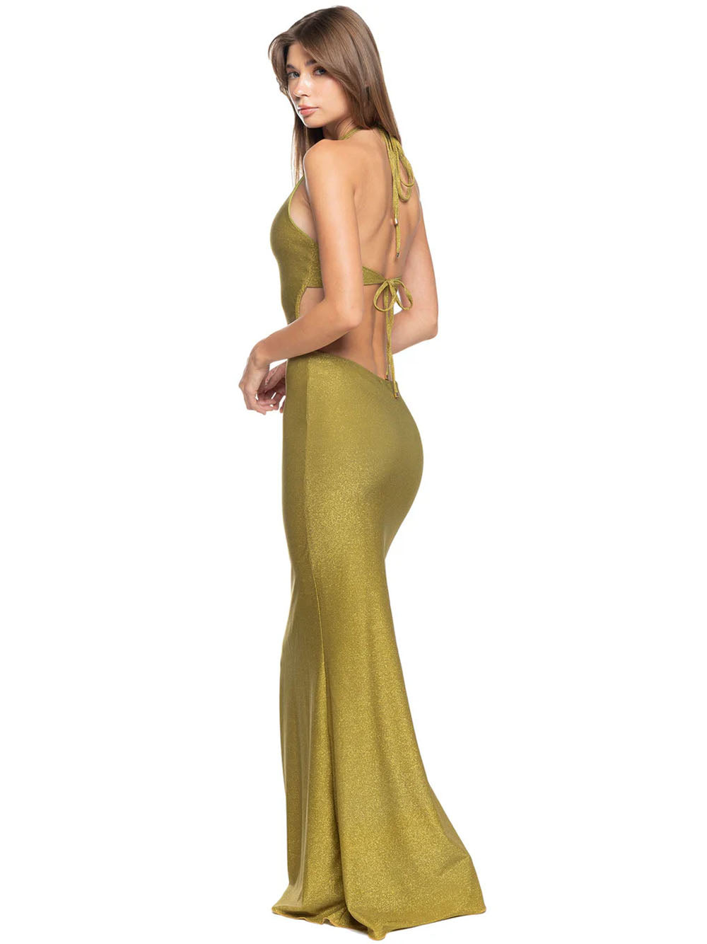 SAND BIKINI Abito ATENA Golden Lime SS26083