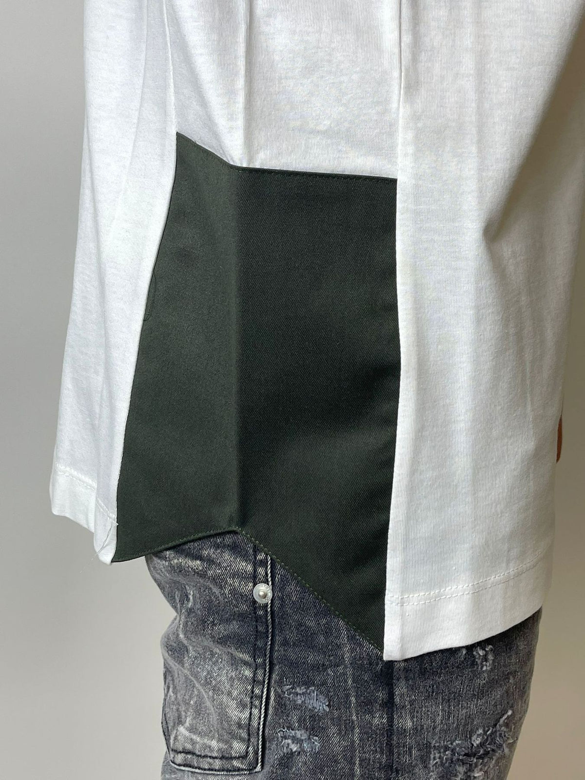 PRIME T-SHIRT AG7011 PANNA/VERDE