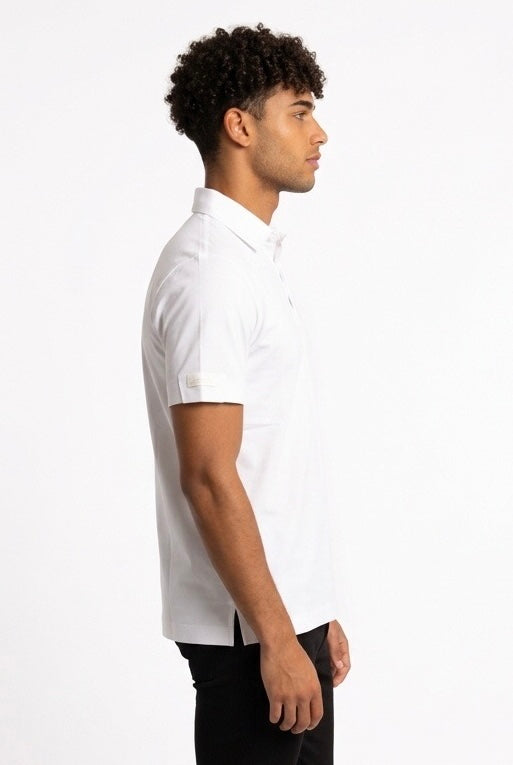 HESKIMO POLO OXFORD 3D HE1410003 BIANCA