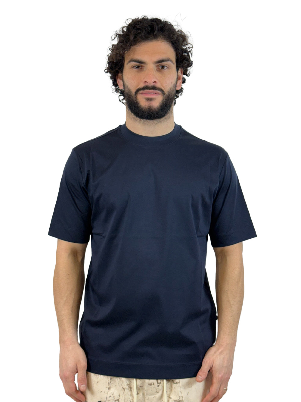 YES LONDON T SHIRT BASIC XM4293 BLU