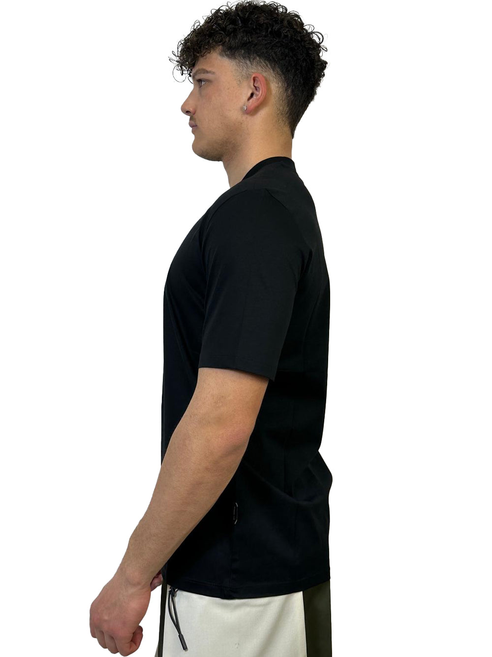 YES LONDON T-SHIRT NERO XM4196