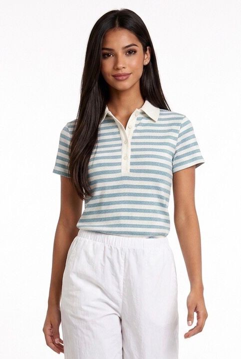 KOSTUMN POLO KE2657 CELESTE