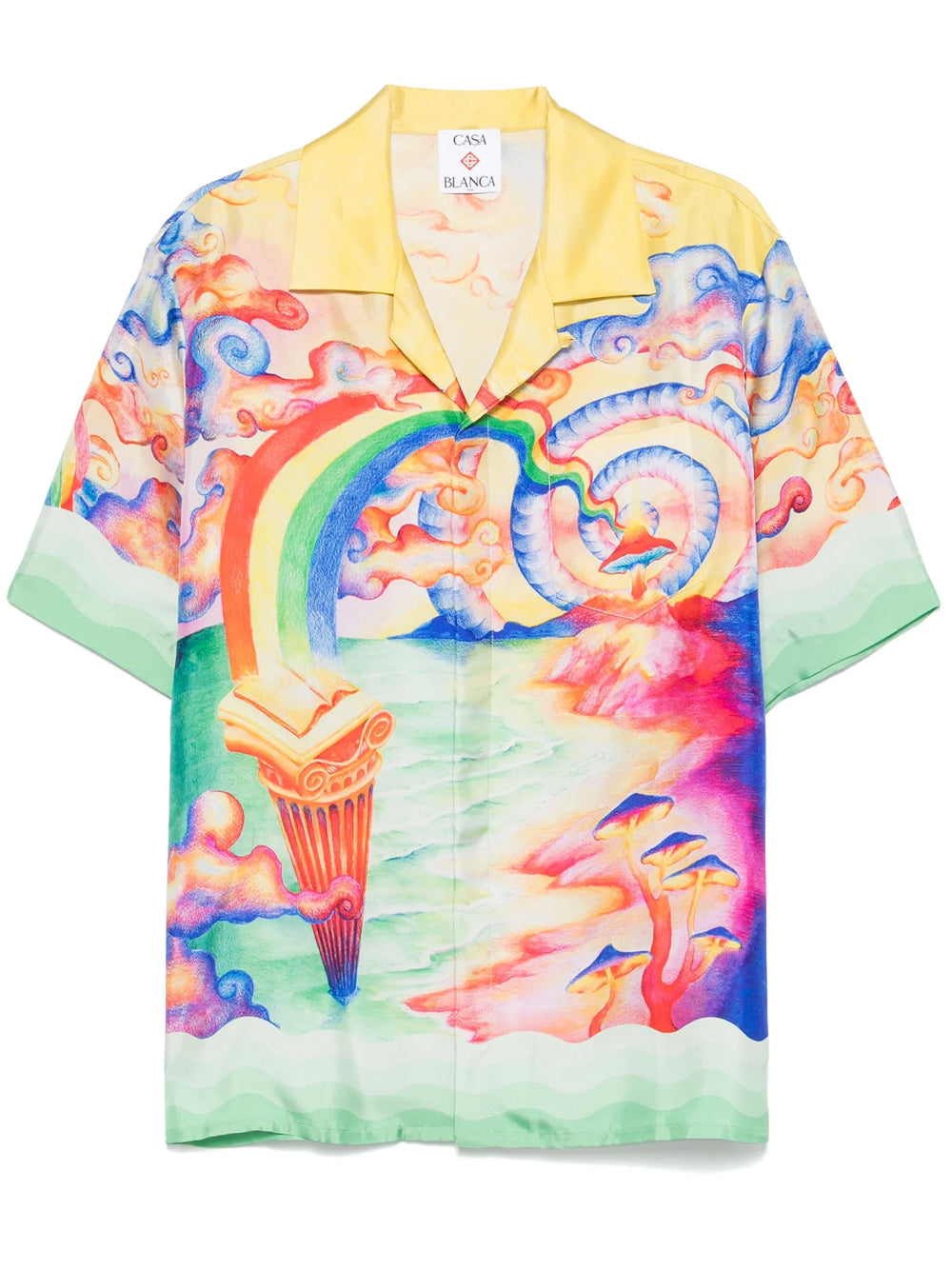 CASABLANCA CUBAN COLLAR SHIRT