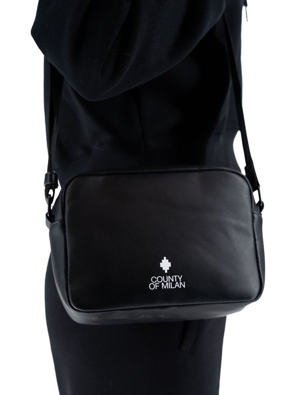 COUNTY OF MILAN BY MARCELO BURLON BORSELLO COMAF250144UNICA0013 NERO/BIANCO