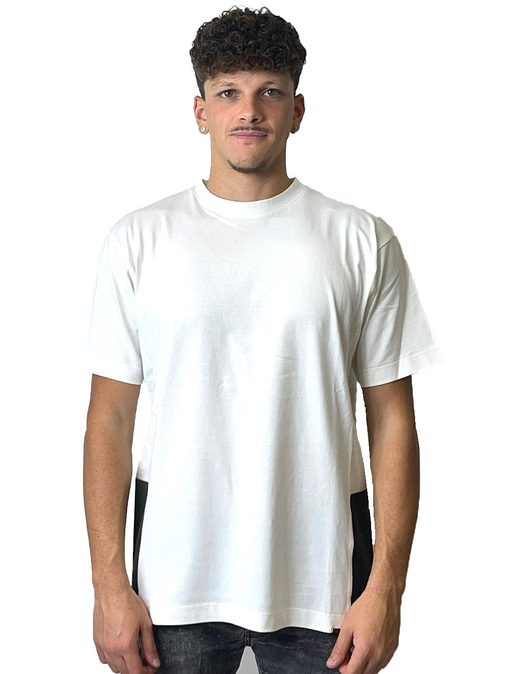 PRIME T-SHIRT AG7011 PANNA/VERDE