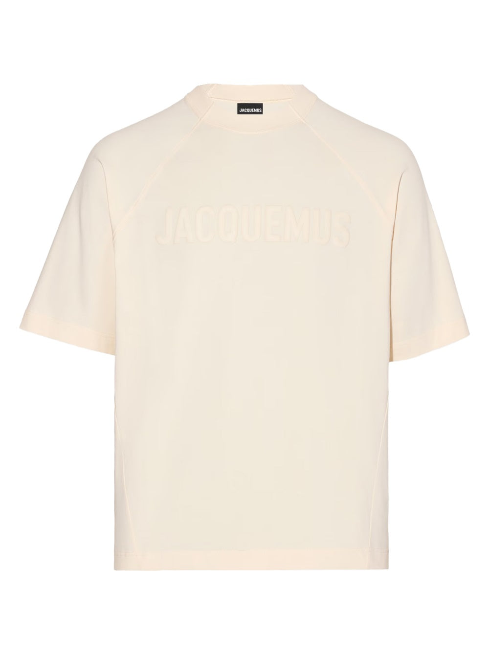 JACQUEMUS LE TSHIRT TYPO LIGHT BEIGE