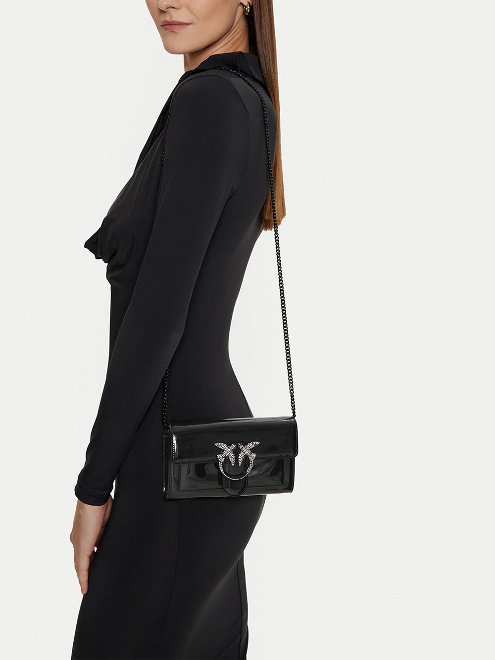 PINKO LOVE ONE WALLET PLTT 100062 A20G Z99B