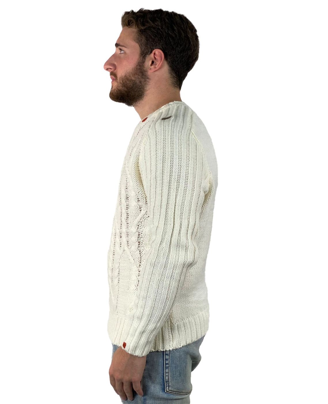 GIANNI LUPO MAGLIONE BW893 WHITE