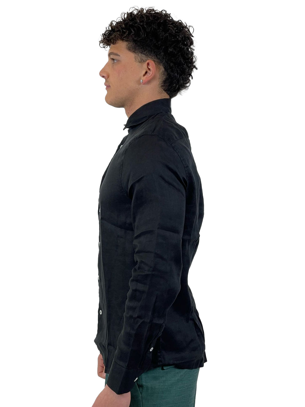 SEINSE CAMICIA NERA CE985SS