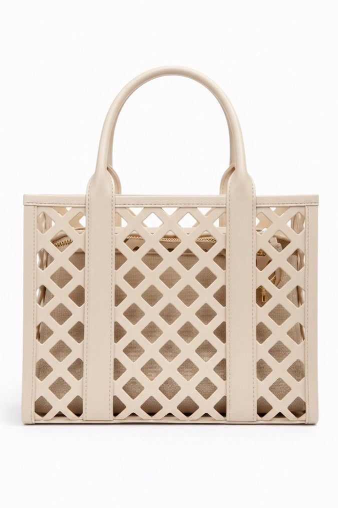 MARC ELLIS FLAT PLOT BEIGE/LIGHT GOLD