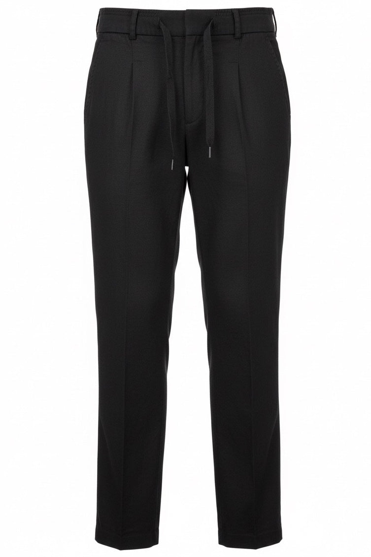 SEINSE PANTALONE LINO PSE1527SS NERO