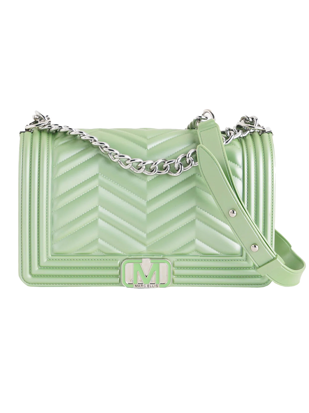MARC ELLIS WAVE M GREEN TEA/SILVER