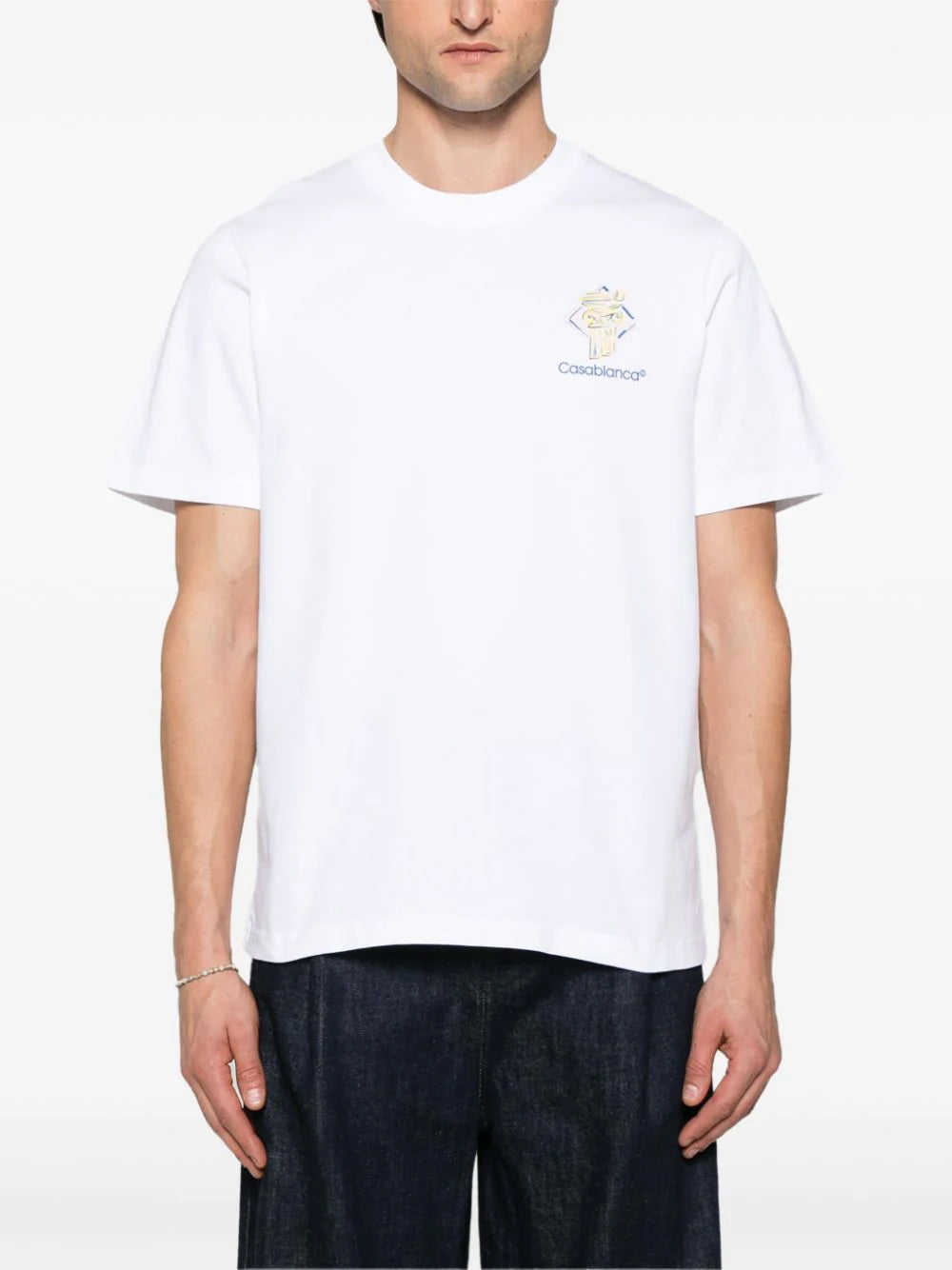 CASABLANCA DIAMOND COLUMN T-SHIRT